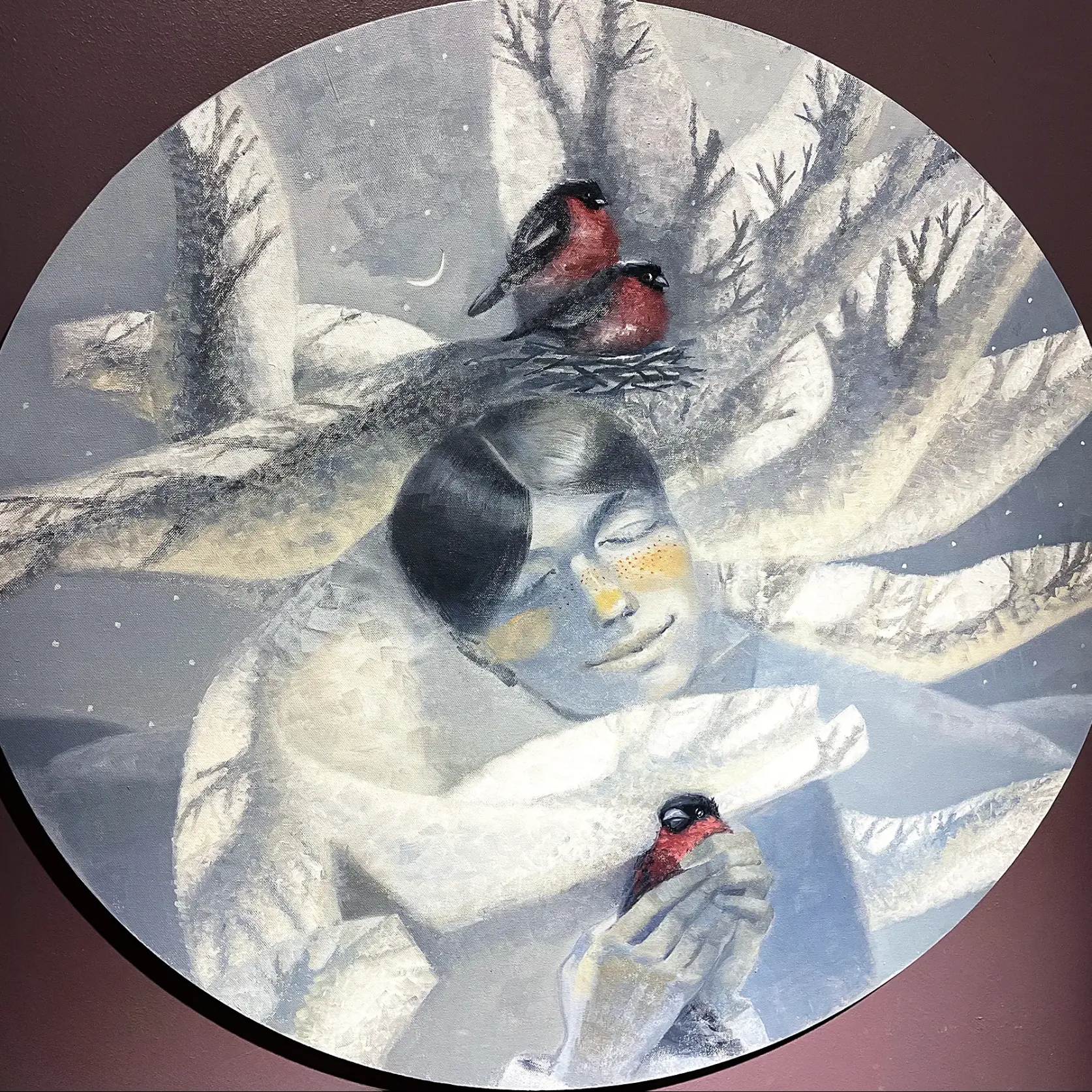 Юлия Шадрина — Портрет моего тополя, 2023 (холст, масло)