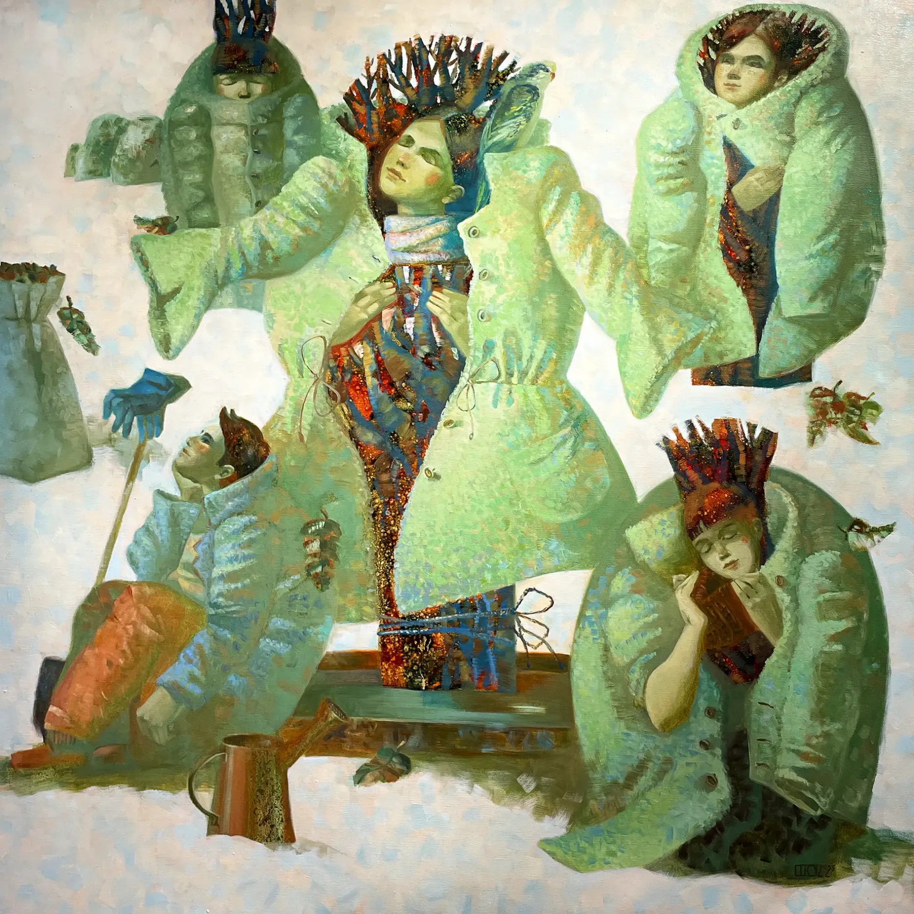 Юлия Шадрина — Теплая зима, 2025 (холст, масло)